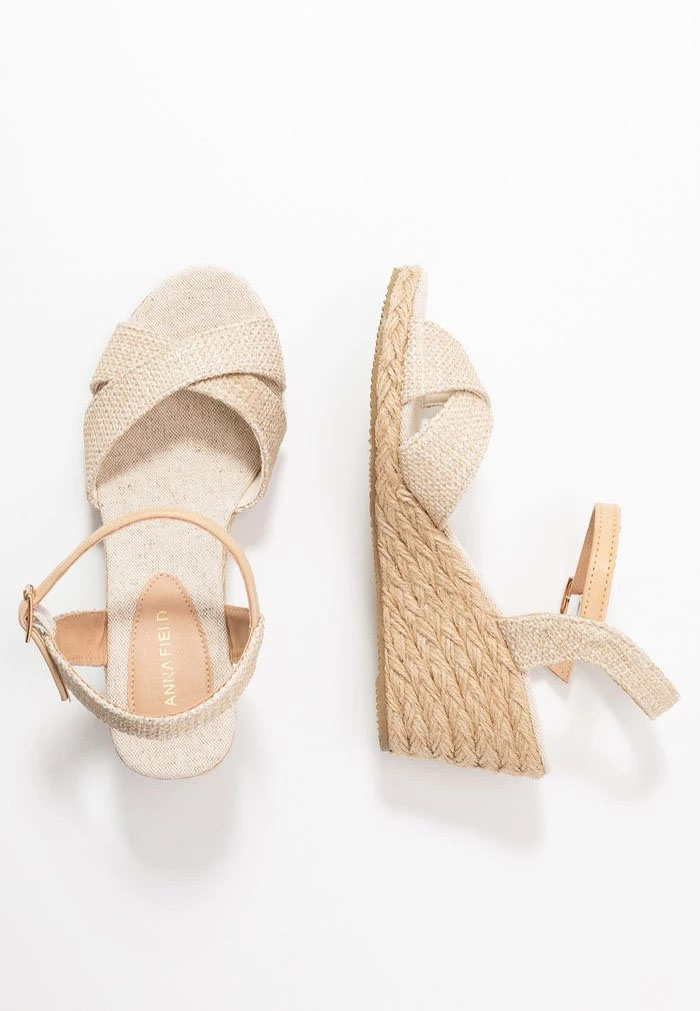 Sandale ANNA FIELD Anna Field Wedge Sandals Beige Femme | FQY-9333385